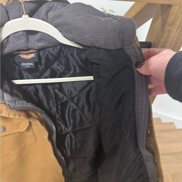 Dickies Men's Water Repellent Duck Hooded Shirt Jacket - Picture 11 of 12